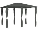 Gazebo with Sidewall 3x4x2.6 m Anthracite 160 g/m虏24677-Serial number 313613
