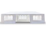Axhup - Gazebo with 7 Removable Panels, Portable Heavy Duty pe Waterproof Canopy Tent for Garden Market Stalls Party Wedding Beach Outdoor (3m x 9m) 5080300238490 U1K13021887