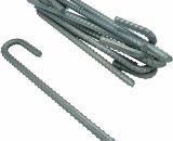 Heavy Duty Tent Pegs X20 (Stakes Spikes Steel Galvanised Hard Standing Ground Rebar Anchors Camping) 600988540385 SFZZHPJH16/20