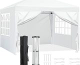 3 x 3 m Gazebo,Pop Up Waterproof Folding Gazebo, Sun Protection, PartyTent - Homfa 735940011068 H11013771
