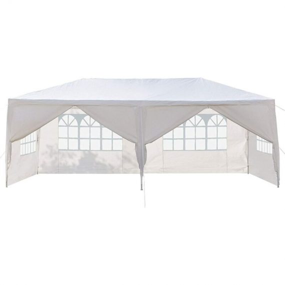 Benobby Kids - Gazebo with 6 Sides 3m x 6m, Marquee Garden Canopy with Coated Steel Frame, Outdoor Waterproof Gazebo Camping Party Tent, Awning Shade 7623075370491 Y0001-UK1-Y0001-220509-004