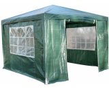 Airwave - 3m x 3m Party Tent Marquee with Side Panels - Green - Green 5060176862135 EX25001