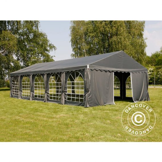 Marquee Party tent Pavilion UNICO 6x12 m, Dark Grey - Dark Grey 5710828755468 5710828755468