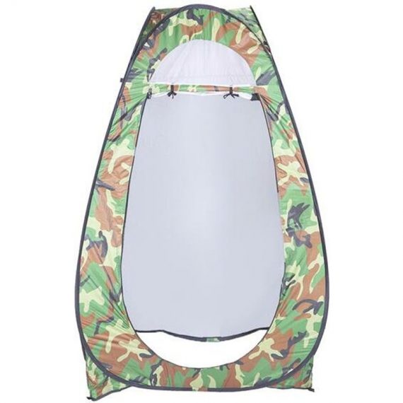 Discountinnn - Portable Outdoor Shower Tent - Green GG0261GRN01