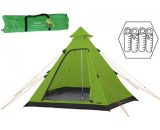 Summit Hydrahalt - 4 Person Green Tipi Camping Outdoors Tent Includes Pegs 5035288129834 571046G