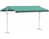 Outsunny - 3 x 3m Freestanding Garden 2-side Awning Outdoor Patio Sun Shade Canopy 5055974800939 5055974800939