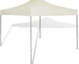 Foldable Tent 3 x 3 m Cream vidaXL - Cream 8718475912361 8718475912361