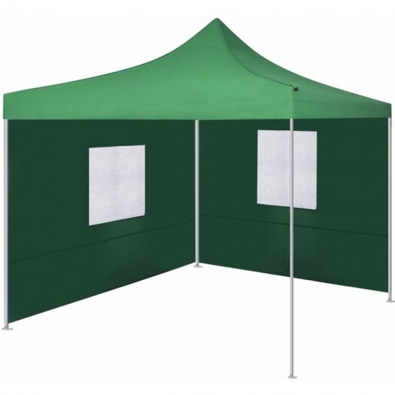 Foldable Tent with 2 Walls 3x3 m Green Vidaxl Green 8718475706502 8718475706502