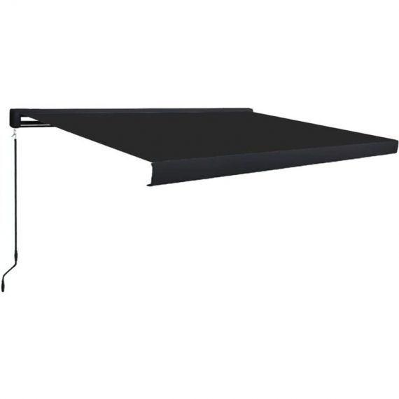 Vidaxl - Manual Cassette Awning 450x300 cm Anthracite Anthracite 8719883904368 8719883904368