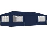 Professional Party Tent with Side Walls 4x9 m Blue 90 g/m? Vidaxl Blue 8719883767734 8719883767734