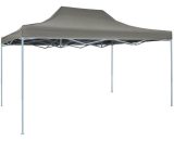 Foldable Tent Pop-Up 3x4.5 m Anthracite Vidaxl Anthracite 8718475706571 8718475706571