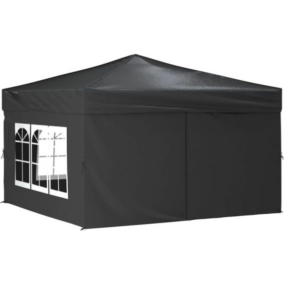 Vidaxl - Folding Party Tent with Sidewalls Anthracite 3x3 m Anthracite 8720286974575 8720286974575