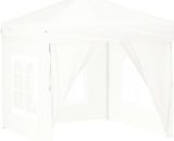 Vidaxl - Folding Party Tent with Sidewalls White 2x2 m White 8720286974377 8720286974377