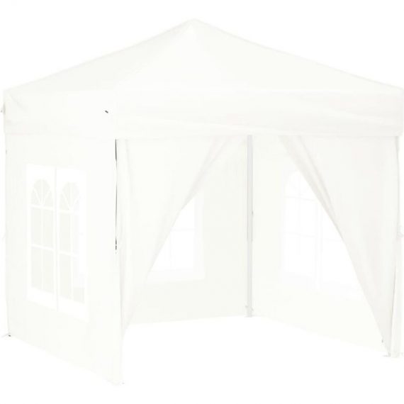 Vidaxl - Folding Party Tent with Sidewalls White 2x2 m White 8720286974377 8720286974377