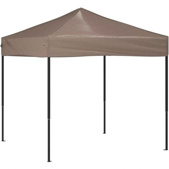 Folding Party Tent Taupe 2x2 m Vidaxl Taupe 8720286974322 8720286974322