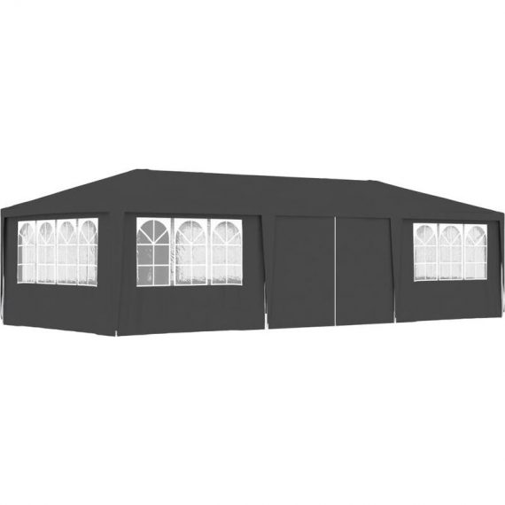 Vidaxl - Professional Party Tent with Side Walls 4x9 m Anthracite 90 g/m? Anthracite 8719883767826 8719883767826
