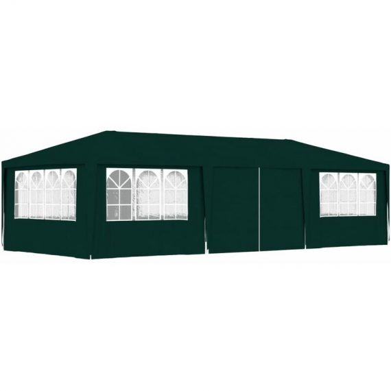 Professional Party Tent with Side Walls 4x9 m Green 90 g/m? Vidaxl Green 8719883767833 8719883767833