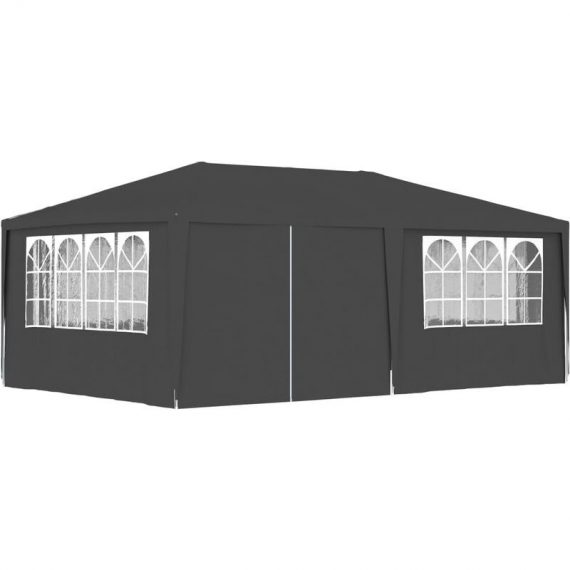 Vidaxl - Professional Party Tent with Side Walls 4x6 m Anthracite 90 g/m? Anthracite 8719883767802 8719883767802