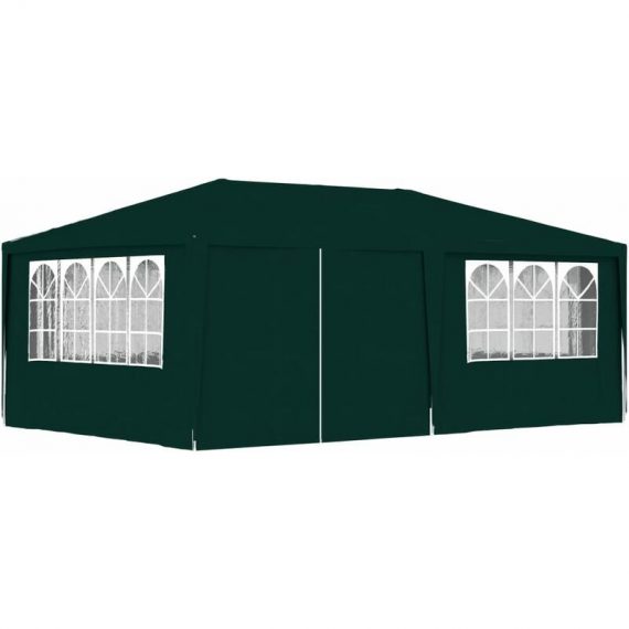 Professional Party Tent with Side Walls 4x6 m Green 90 g/m? Vidaxl Green 8719883767819 8719883767819