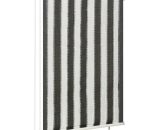 Outdoor Roller Blind 60x140 cm Anthracite and White Stripe 797394223008 312679UK