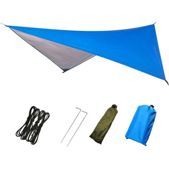 Asupermall - Outdoor Supplies Multifunctional Waterproof Sunscreen Camping Beach Shade Outdoor Tent,model:Blue 230 times 210cm - model:Blue 230 times 791874508296 Y20819BL-2