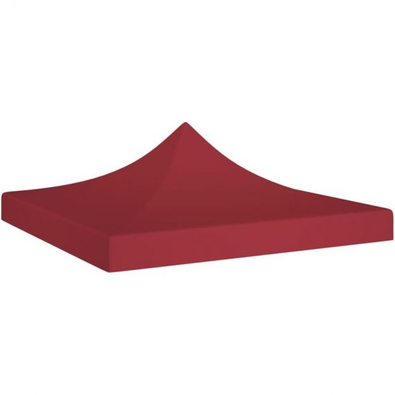 Party Tent Roof 3x3 m Burgundy 270 g/m2 772672620342 315322UK