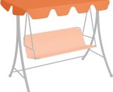 Topdeal - Replacement Canopy for Garden Swing Orange 150/130x70/105 cm FF312105_UK FF312105_UK