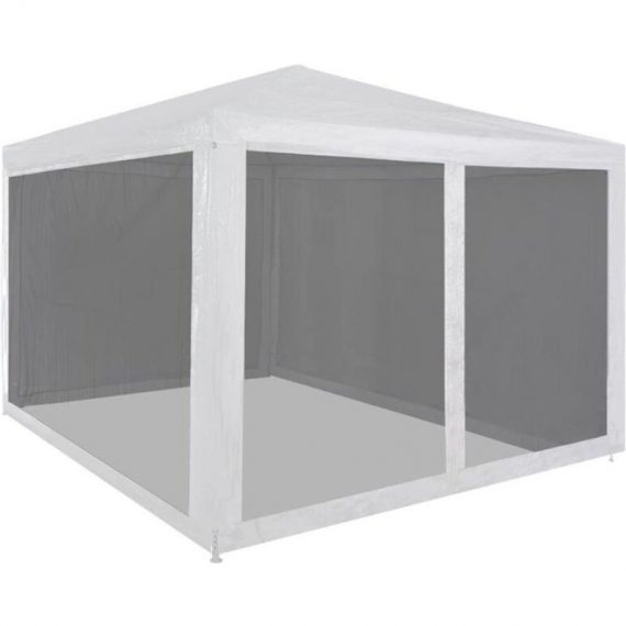 Topdeal - Party Tent with 4 Mesh Sidewalls 3x3 m VDTD29260 VDTD29260_UK