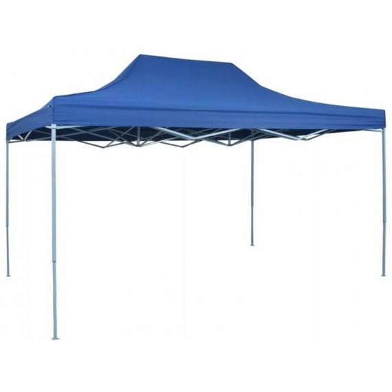 Topdeal - Foldable Tent Pop-Up 3x4.5 m Blue VDTD27057 VDTD27057_UK