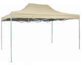 Topdeal - Foldable Tent Pop-Up 3x4.5 m Cream White VDTD27058 VDTD27058_UK