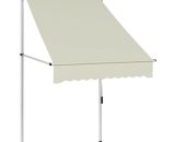 Topdeal - Manual Retractable Awning 100 cm Cream FF145833_UK FF145833_UK