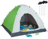Relaxdays - Pop-up Beach Tent uv Protection, 50+spf for Adults, Kids and Dogs, Lightweight, hbt: 145x180x180 cm, Green 4052025891053 10036694_53_GB