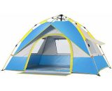 Bearsu - Blue Windproof Automatic Camping Tent 200 x 150 x 125cm 2-3 Person PYP-8666