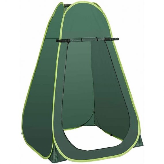 Costway - Outdoor Pop up Tent Portable Camping Instant Toilet/Shower/Changing Room Tent OP70713GN