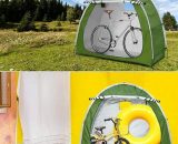 210D Thickened Bike Tent, Portable Waterproof Bike Covers, Foldable Bike Storage Shelter for Storage of Miscellaneous Camping Tools (Colour: Green) 9381719163660 LI010104