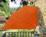Collapsible Balcony Side Awning Terracotta 160x240 cm - Hommoo DDVD26590_UK