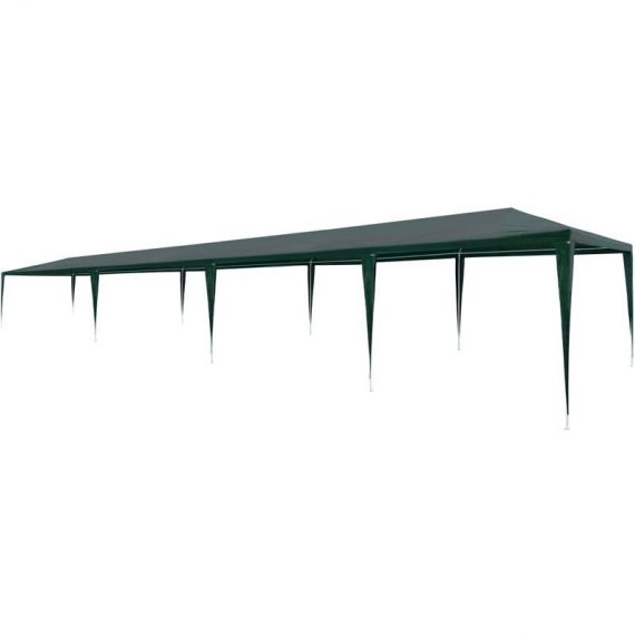 Hommoo - Party Tent 3x12 m PE Green DDVD29247_UK