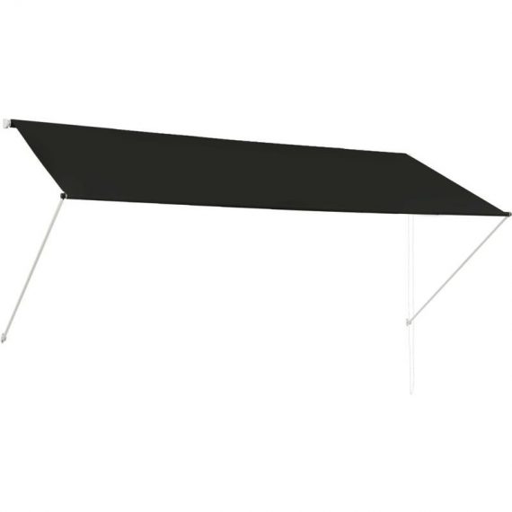 Hommoo Retractable Awning 300x150 cm Anthracite VD05656 8077889670404 VD05656_UK