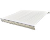 Hommoo - Awning Top Sunshade Canvas Cream 4x3m (Frame Not Included) VD03783 8077889370373 VD03783_UK
