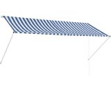Retractable Awning 300x150 cm Blue and White VD05644 - Hommoo 8077889670282 VD05644_UK
