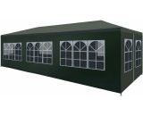 Hommoo - Party Tent 3x9 m Green DDVD29257_UK