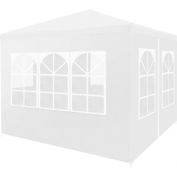 Party Tent 3x3 m White VD29248 - Hommoo VD29248_UK