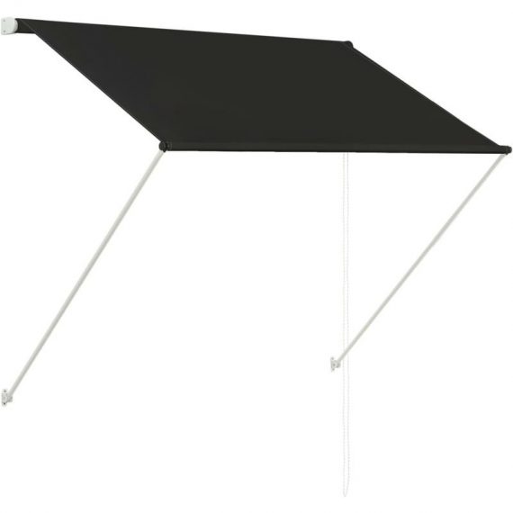 Retractable Awning 150x150 cm Anthracite VD05653 - Hommoo 8077889670374 VD05653_UK