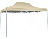 Hommoo - Foldable Tent Pop-Up 3x4.5 m Cream White VD27058 VD27058_UK
