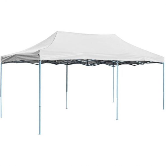 Professional Folding Party Tent 3x6 m Steel White - Hommoo DDvidaXL48864_UK