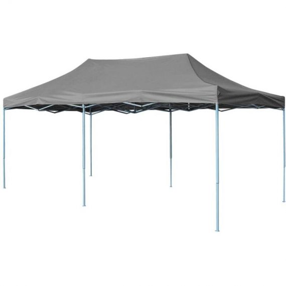 Folding Pop-up Partytent 3x6 m Anthracite - Hommoo DDVD29133_UK