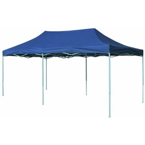 Foldable Tent Pop-Up 3x6 m Blue - Hommoo DDVD27053_UK