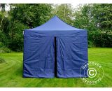 Dancover - Pop up gazebo FleXtents Pop up canopy Folding tent Xtreme 50 3x3 m Dark blue, incl. 4 sidewalls - Dark blue 5710828734081 5710828734081
