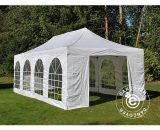 Dancover - Pop up gazebo FleXtents Pop up canopy Folding tent Xtreme 50 Vintage Style 4x8 m White, incl. 6 sidewalls - White 5710828739741 5710828739741