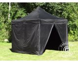 Dancover - Pop up gazebo FleXtents Pop up canopy Folding tent Xtreme 60 3x3 m Black, incl. 4 sidewalls - Black 5710828935075 5710828935075